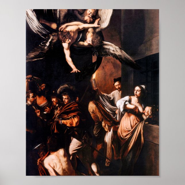 Die sieben Werke von Caravaggio Poster (Vorne)