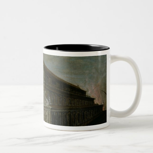 Die sieben Wunder der Welt Zweifarbige Tasse (Rechts)