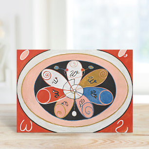Die siebengepunkteten Sterne   Hilma af Klint Karte
