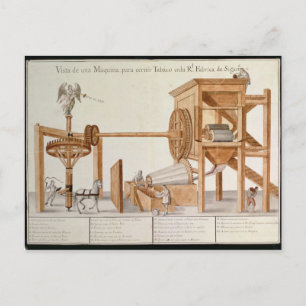 Die Siebmaschine des Tabakkonzerns Royal Tobacco Postkarte