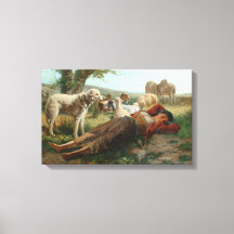 Die Siesta des Goatherder Girl's (von Carlo Ademol