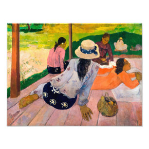 Die Siesta   Paul Gauguin   Fotodruck