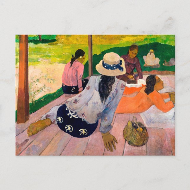 Die Siesta | Paul Gauguin | Postkarte (Vorderseite)