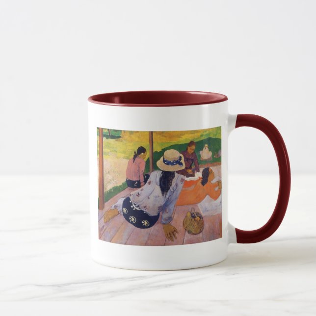 "Die siesta-" - Paul- GauguinTasse Tasse (Rechts)