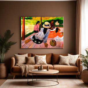 Die Siesta von Paul Gauguin Poster