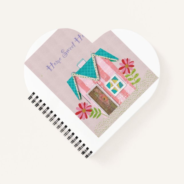 Die Signature Whimsy (Pink & Teal) Notizbuch (Vorderseite)