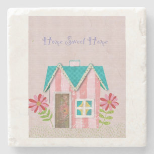 Die Signature Whimsy (Pink & Türkis) Steinuntersetzer