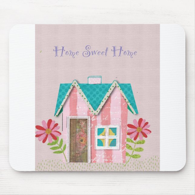 Die Signature Whimsy (Rosa & Türkis) Mousepad (Vorne)