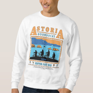 Die Silhouetten der Goonies über Astoria Goondocks Sweatshirt