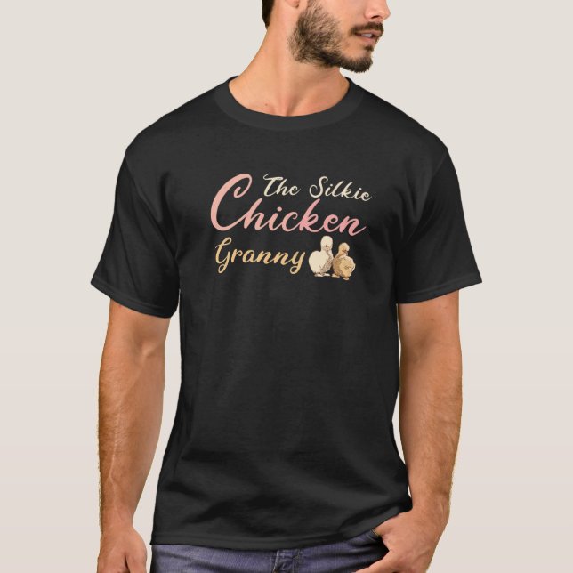 Die Silkie Chicken Granny T-Shirt (Vorderseite)