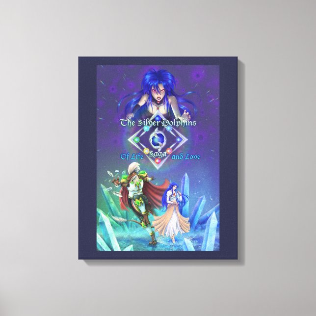 Die Silver Dolphine Saga: Von Leben und Liebe Leinwanddruck (Vorderseite)