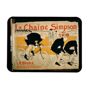 "Die Simpson-Kette", Paris (Farbelitho) Magnet