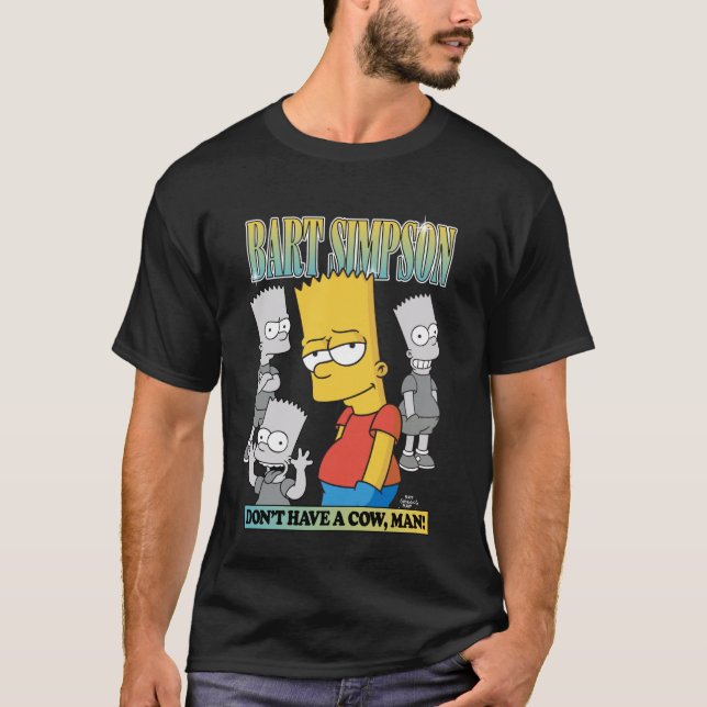 Die Simpsons Bart Simpson Stimmungen T-Shirt (Vorderseite)