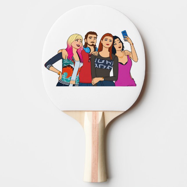 Die Sims 4 Tischtennis Schläger (Vorderseite)