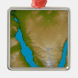 Die Sinai-Halbinsel Silbernes Ornament