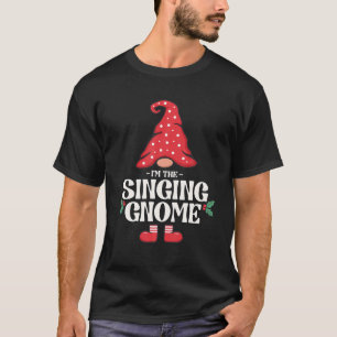 Die Singgruppe Gnome Funny Family Matching T-Shirt