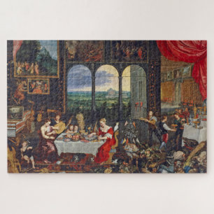 Die Sinne von Hören, Touch und Geschmack Puzzle