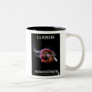 Die Sinti und Roma-Fluch-Bucheinband-Tasse Zweifarbige Tasse