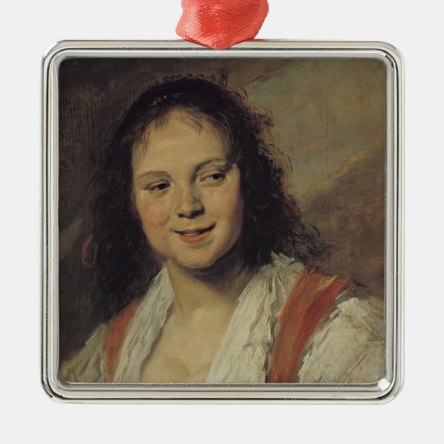 Die Sinti und Roma-Frau, c.1628-30 Silbernes Ornament (Vorne)