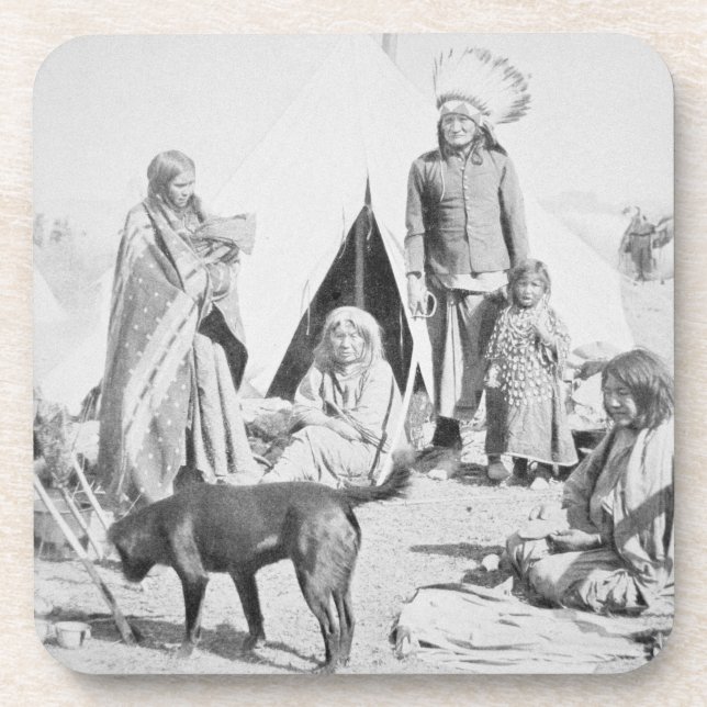 Die Sioux-Reservierung an der Kiefer Ridge, South Untersetzer (Vorderseite)