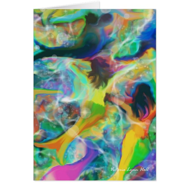 "Die Sirene-" Digital-Kunst (Vorne)
