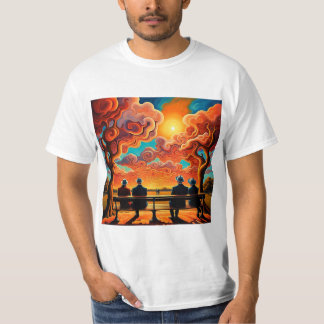 Die sitzenden Geschwister 10 T-Shirt