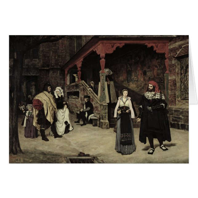 Die Sitzung von Faust und von Gänseblümchen, 1860 (Vorderseite (Horizontal))