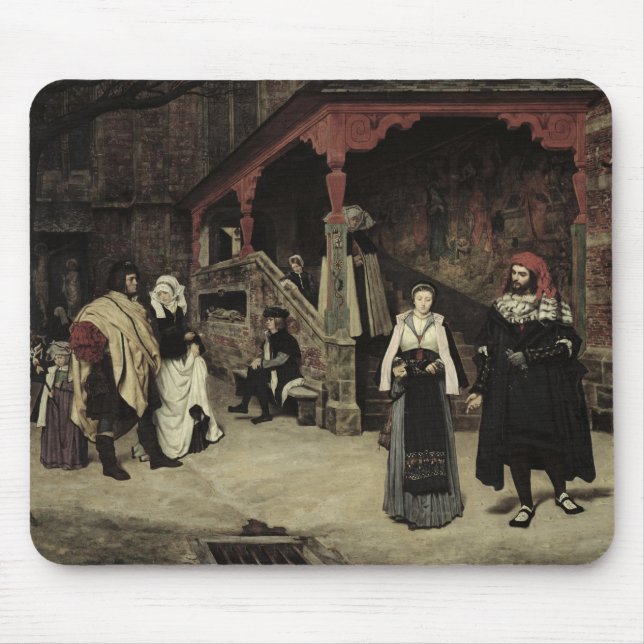 Die Sitzung von Faust und von Gänseblümchen, 1860 Mousepad (Vorne)