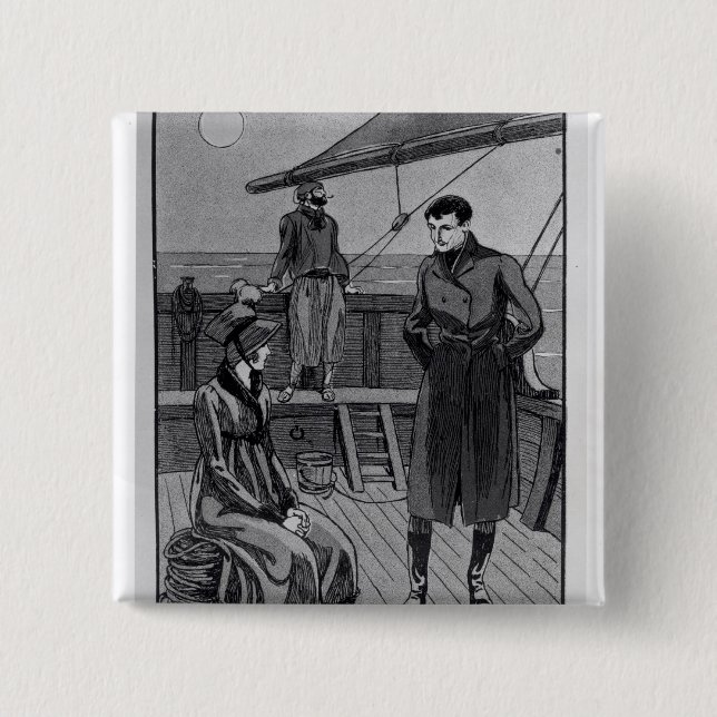 Die Sitzung zwischen Orso und Fräulein Nevil an Button (Vorderseite)