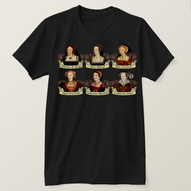 Die SIx-Ehefrauen von Henry VIII Classic T-Shirt (Design vorne)