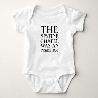 Die Sixtinische Kapelle war ein Insider-Job! Baby Strampler