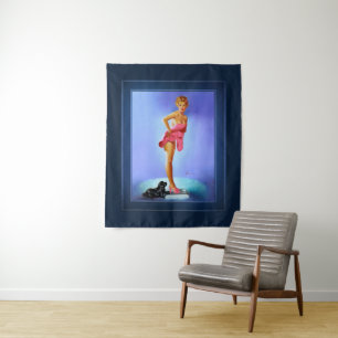 Die Skala liegt nicht bei Edward Runci Wandteppich