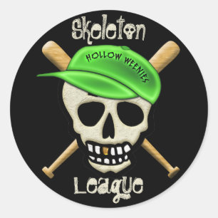 Die Skeleton League - Hollow Weenies Runder Aufkleber