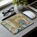 Die Skelettmalerei | James Ensor Mousepad<br><div class="desc">Die Skelettmalerin (1896) von James Ensor ist ein surreales und satirisches Kunstwerk mit einem Skelett, das den Tod symbolisiert und verlobt in der Malerei ist. Die Komposition verbindet dunklen Spaß mit einem dynamischen, chaotischen Bürstenwerk, das für Ensors Stil charakteristisch ist. Das Gemälde spiegelt die Faszination des Künstlers für Mortalität, den...</div>