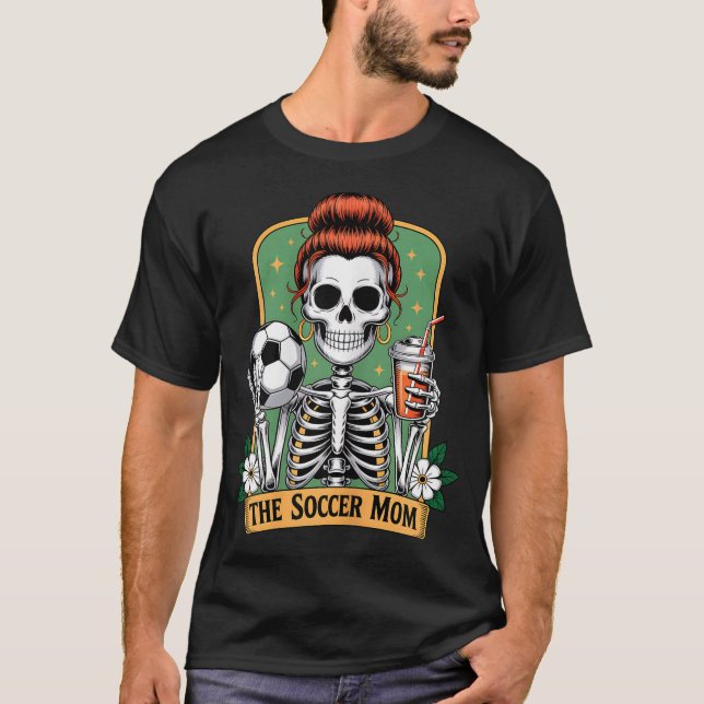 Die Skelettspielerkarte Skeletton Mama Proud T-Shirt (Vorderseite)