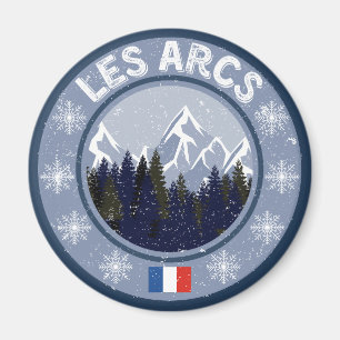 Die Skistation Magnet