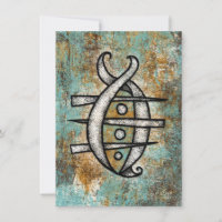 Die Skorpion-Grußkarte