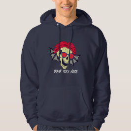DIE SKULL KANN Fliegen Hoodie