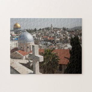Die Skyline des alten Jerusalems Puzzle