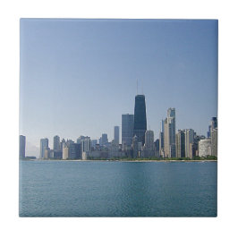 Die Skyline von Chicago Fliese