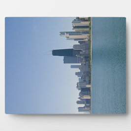 Die Skyline von Chicago Fotoplatte
