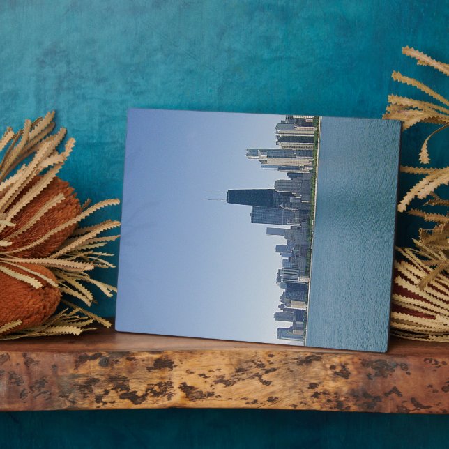 Die Skyline von Chicago Fotoplatte (Seite)