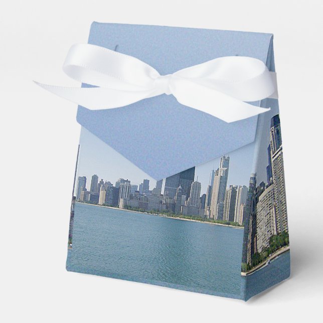 Die Skyline von Chicago Geschenkschachtel (Vorderseite)