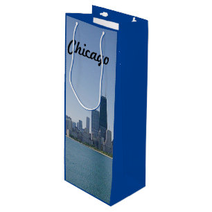 Die Skyline von Chicago Geschenktüte Für Weinflaschen
