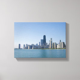 Die Skyline von Chicago Leinwanddruck