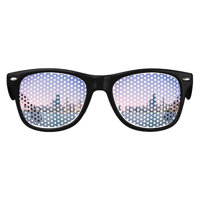 Die Skyline von Chicago Sonnenbrille (Vorderseite)