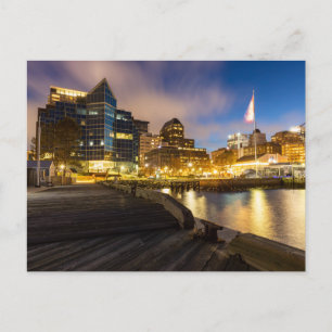 Die Skyline von Halifax in Kanada Postkarte
