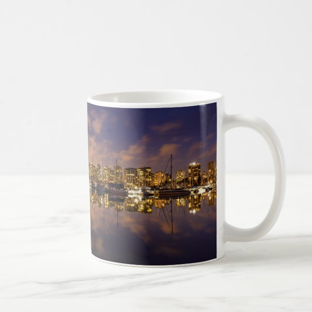 Die Skyline von Vancouver in Kanada Kaffeetasse (Rechts)