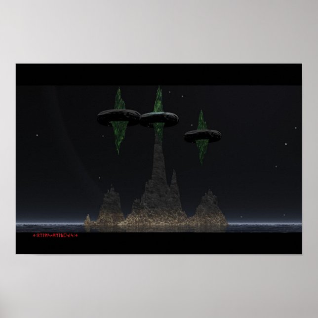 Die Smaragd-Insel Poster (Vorne)
