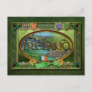 Die smaragdgrüne Insel Postkarte